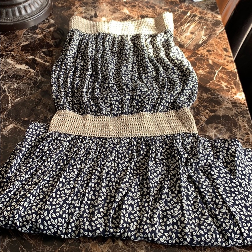 Strapless sun dress